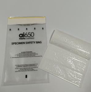 Quality Various Size 95kPa Biohazard Bag For Medical Envelopes Transport for sale