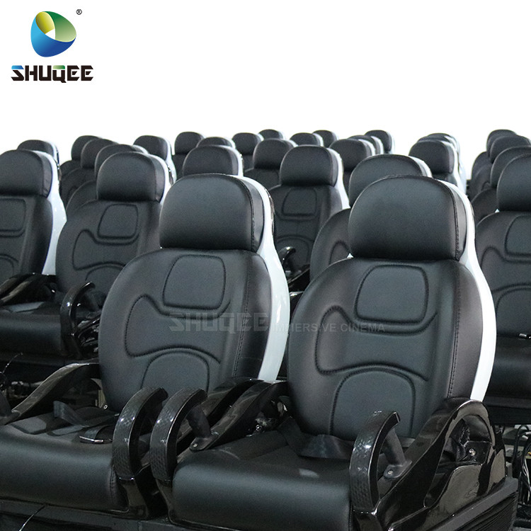 Quality 5D Cinema Movie Theater Motion Seating With Pneumatic or Electronic Effects for sale