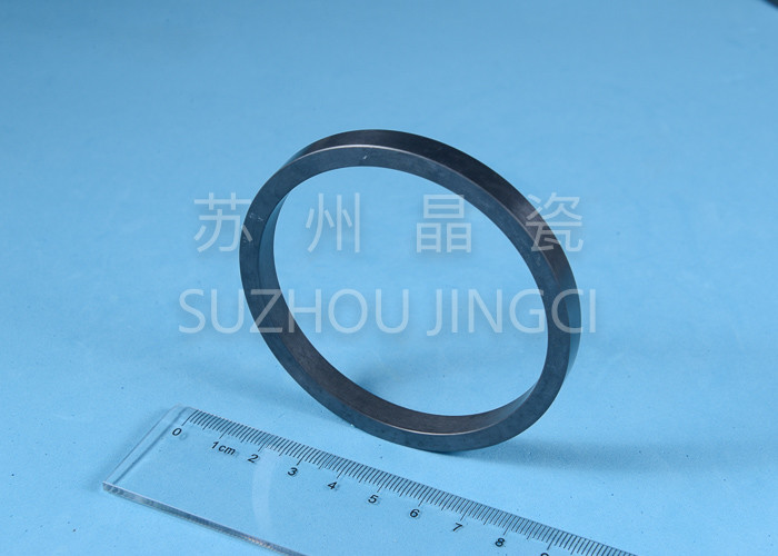 Quality Alumina Ceramics Black 3.14g/Cm3 Sic Mechanical Seal Ring for sale