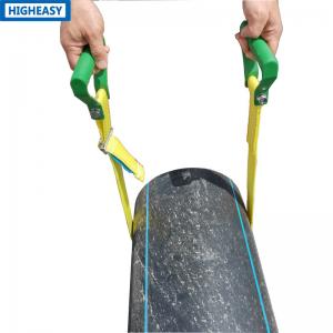 Quality manual handling device/strap double handle, HIGHEASY manual handling aids double handle for handling pipe ironwork tube for sale