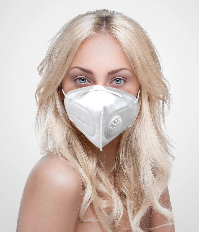 Quality Eco Friendly KN95 Respirator Face Mask With Valve Personal Respiratory for sale