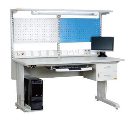 Quality Antistatic Cleanroom ESD Fixed Workbench Tabletop Adjustable Work Bench for sale