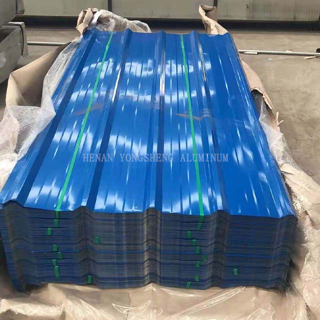 Quality 3003 1000 Series H24 Corrugated Aluminium Roof Sheet Fireproof for sale