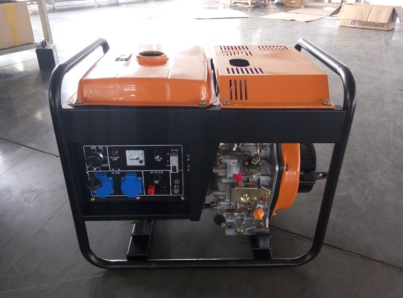 Quality AC Single Phase Open Diesel Generator 3KW Max Power , 640*480*530mm for sale