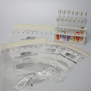 Quality Custom Printed Clear Zip Lock Bag For Biohazard Specimen Transport for sale