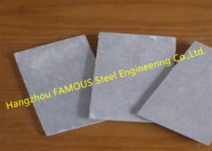 Quality Moisture Proof Grey Fiber Reinforced Cement Board , 3.5mm High Density Fiber Cement Board for sale
