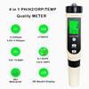 Quality back light 4 in 1 hydrogen meter pH/ORP/H2/TEMP Meter Digital Hydrogen Tester with ATC for Water tester price for sale
