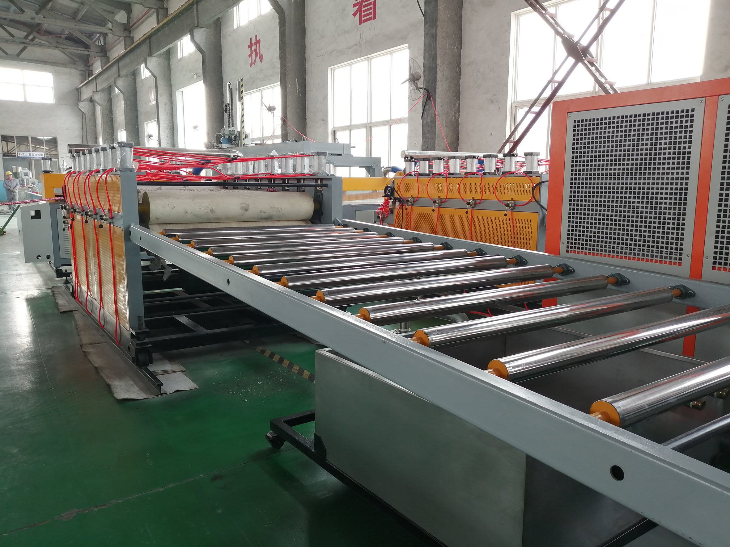 Quality Double Screw WPC Foam Board Machine 380V / 420V 1220mm Width For Rigid Sheet for sale