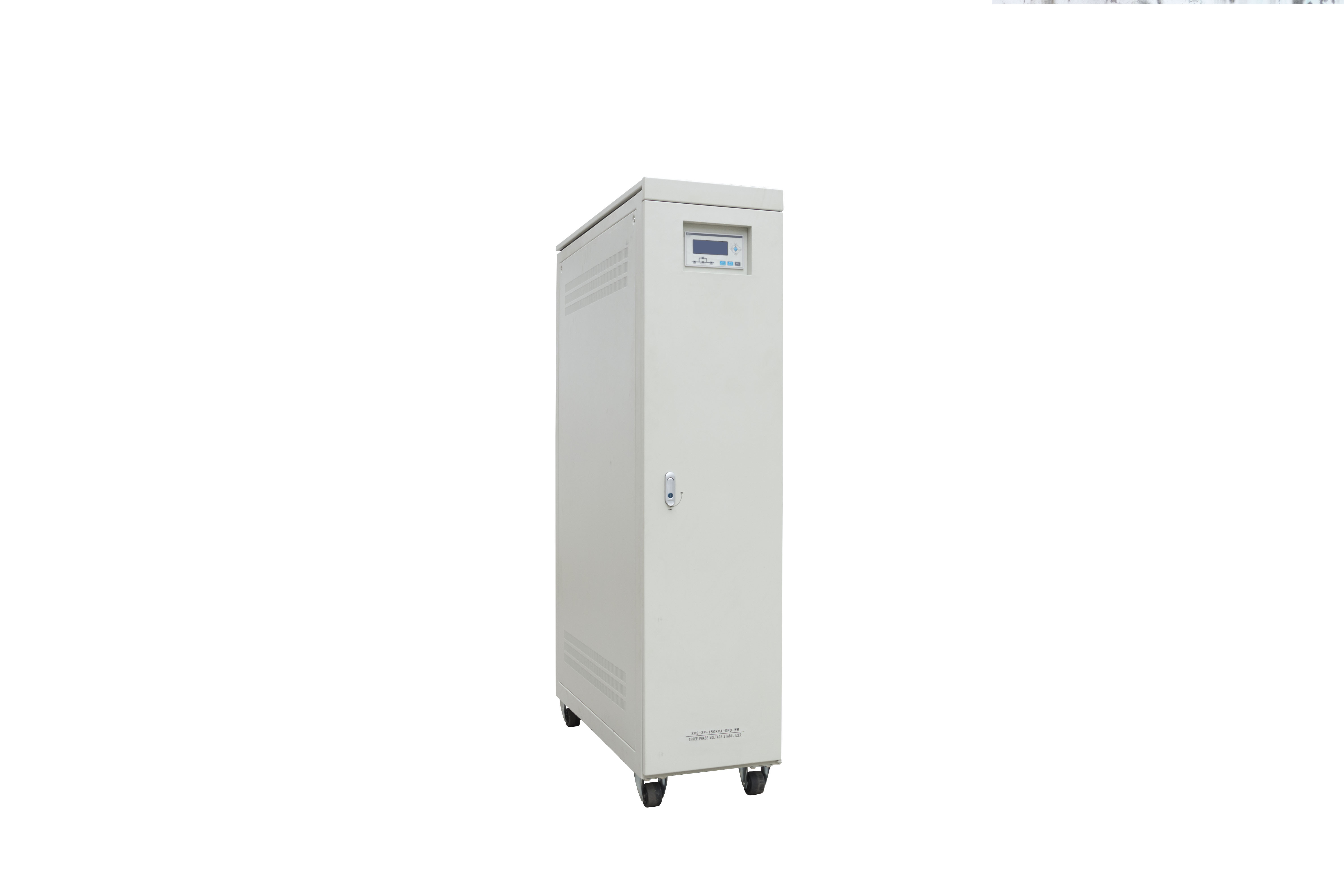 Quality 150KVA Servo Controlled Voltage Stabiliser Vertical Full Auomatic for sale