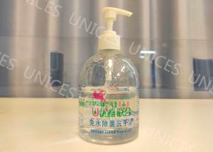 Quality 500ml High Capacity Waterless Hand Sanitizer , Antimicrobial Hand Sanitizer for sale