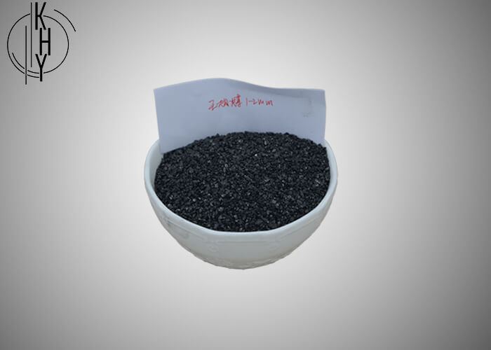 Quality 85% Fixed Carbon Anthracite Filter Media 0.6 - 1.2mm Coarseness For Sewage Treatment for sale