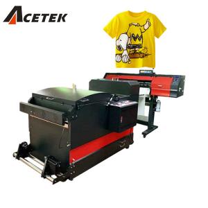 Quality Pigment ink Dtf Pet Film Printer with 2Pcs DX6/4720/i3200 print head for sale
