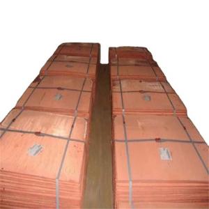 Quality 4x8 Copper Cathode Sheet 99.99% Purity Electrolytic Copper Plating for sale