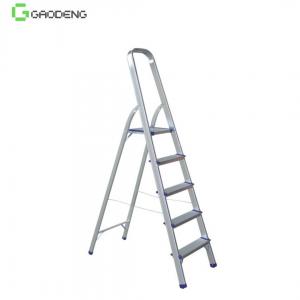 Quality Blue Plastic Aluminum Folding Ladder 9 Steps Using Hight 198 Cm for sale