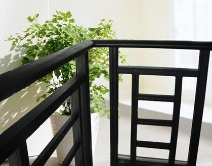 Quality Aluminum Stair Railing For Stairs , Powder Coating / Anodizing Aluminium Exterior Hand Railings for sale