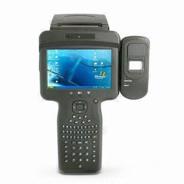 Quality Rugged Handheld POS/ID Terminal with Built-in Speaker Module and 4 Hours Operating Time for sale