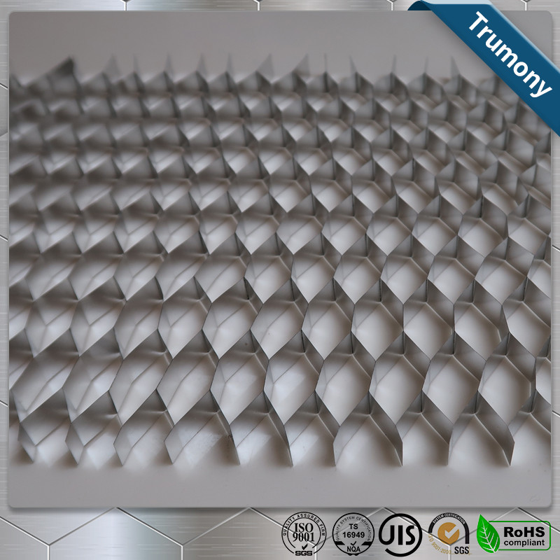 Quality Surface Brushed Aluminum Honeycomb Panels For Interior Exterior Wall Decoration for sale
