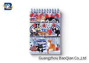 Quality Spiral Binding 3D Lenticular Personalised Stationery Notebooks Cartoon Pet Hardcover for sale