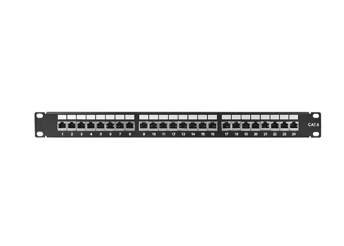 Quality Horizontal Lan Cable Network Patch Panel High Density UTP Type RJ45 Socket for sale