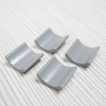 Quality Bonded NdFeb Magnet in Arc Shape with Grey Epoxy Coating for sale
