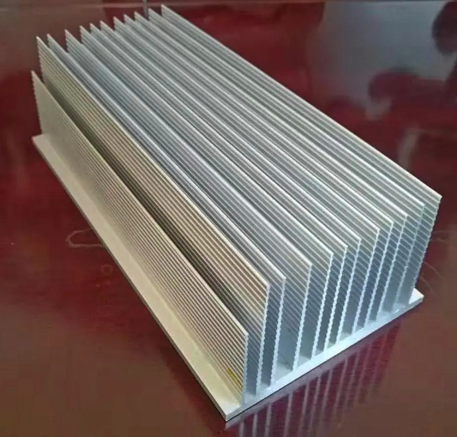 Quality Competitive price clear anodized aluminum skived heatsink for sale
