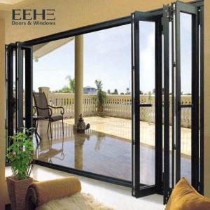 Quality Wide Space Aluminium Folding Doors For House High Thermal Performance for sale