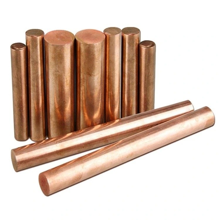 Quality 99.99% Pure Round Copper Bar Rod C12200 C18980 C15715 Edge Closing for sale