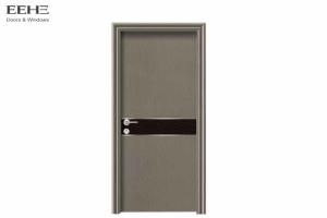 Quality MDF PVC Coated Internal Doors , Residential Interior Wood Effect Composite Doors for sale
