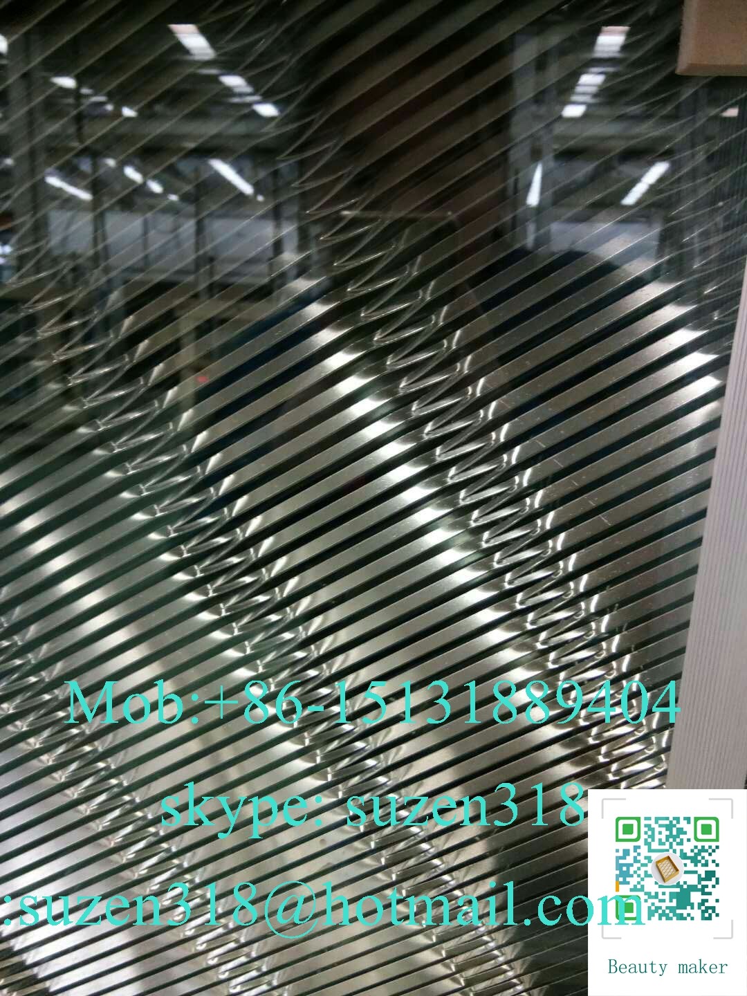 Quality aluminum alloy louver shading mesh panel factory for airport for sale