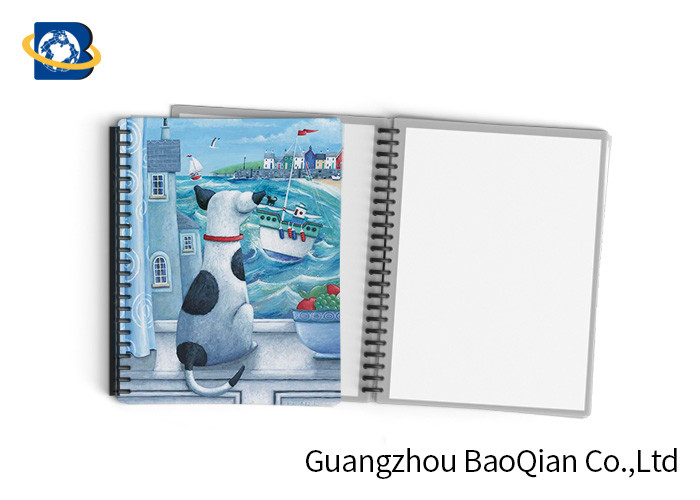 Quality Durable Custom Printed Notebooks , A4/A5/A6 3D Lenticular Cover CMYK Offset Printing for sale