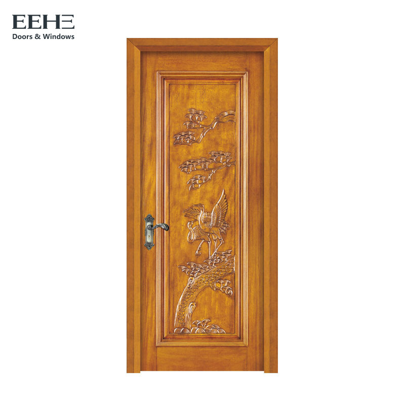 Quality Finished Surface Solid Hardwood Internal Doors For Commercial Office Buildings for sale
