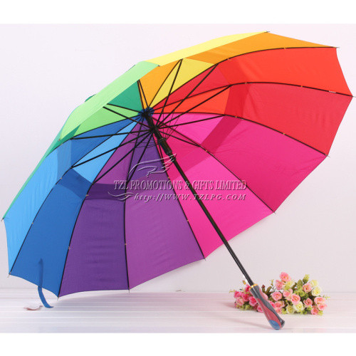 Quality Advertizing Windproof Rainbow Umbrellas from TZL Promotions & Gifts Limited, RN-SD1021 for sale