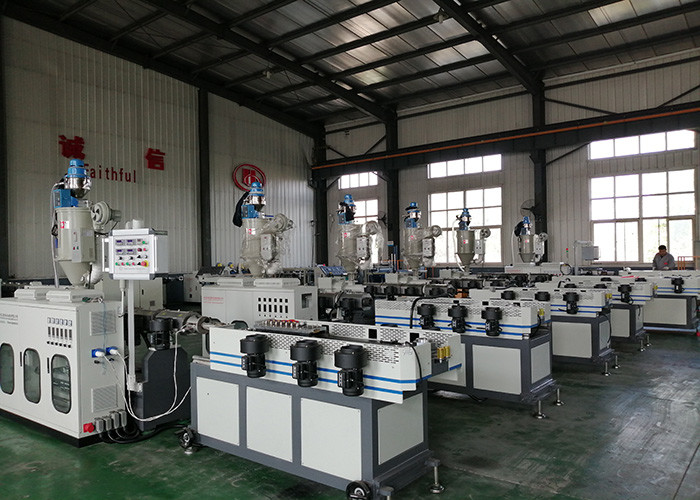 Buy cheap Electrical Conduit Corrugated Pipe Production Line Inductiing Mode CE Listed from wholesalers