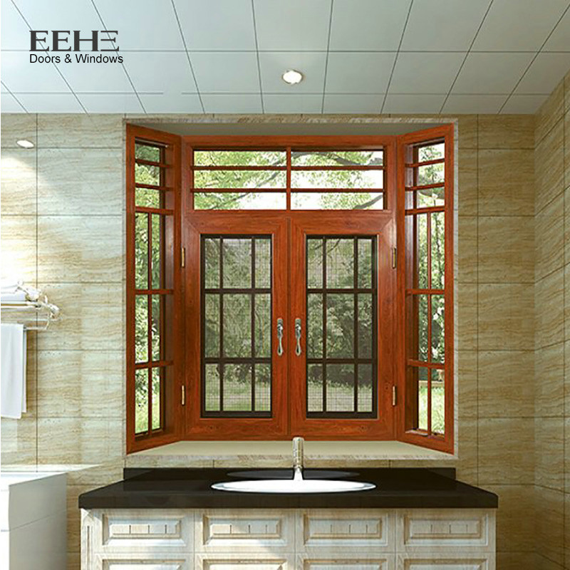 Quality Multi - Colors Aluminum Casement Windows For Home Flanged Sash Profile for sale