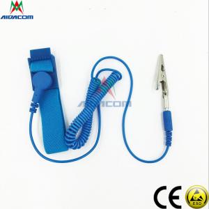 Quality Anti-Allergic wrist band with 6' cable Adjustable ESD wrist strap for sale