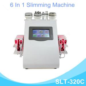 Quality 6 In 1 Lipo Laser Slimming Machine , Vaccum Cavitation RF Fat Removal Device for sale