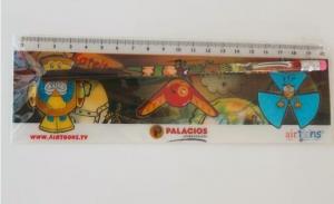 Quality OK3D Lenticular Ruler 3D lenticular printing flip pattern cheap promotional plastic ruler for sale