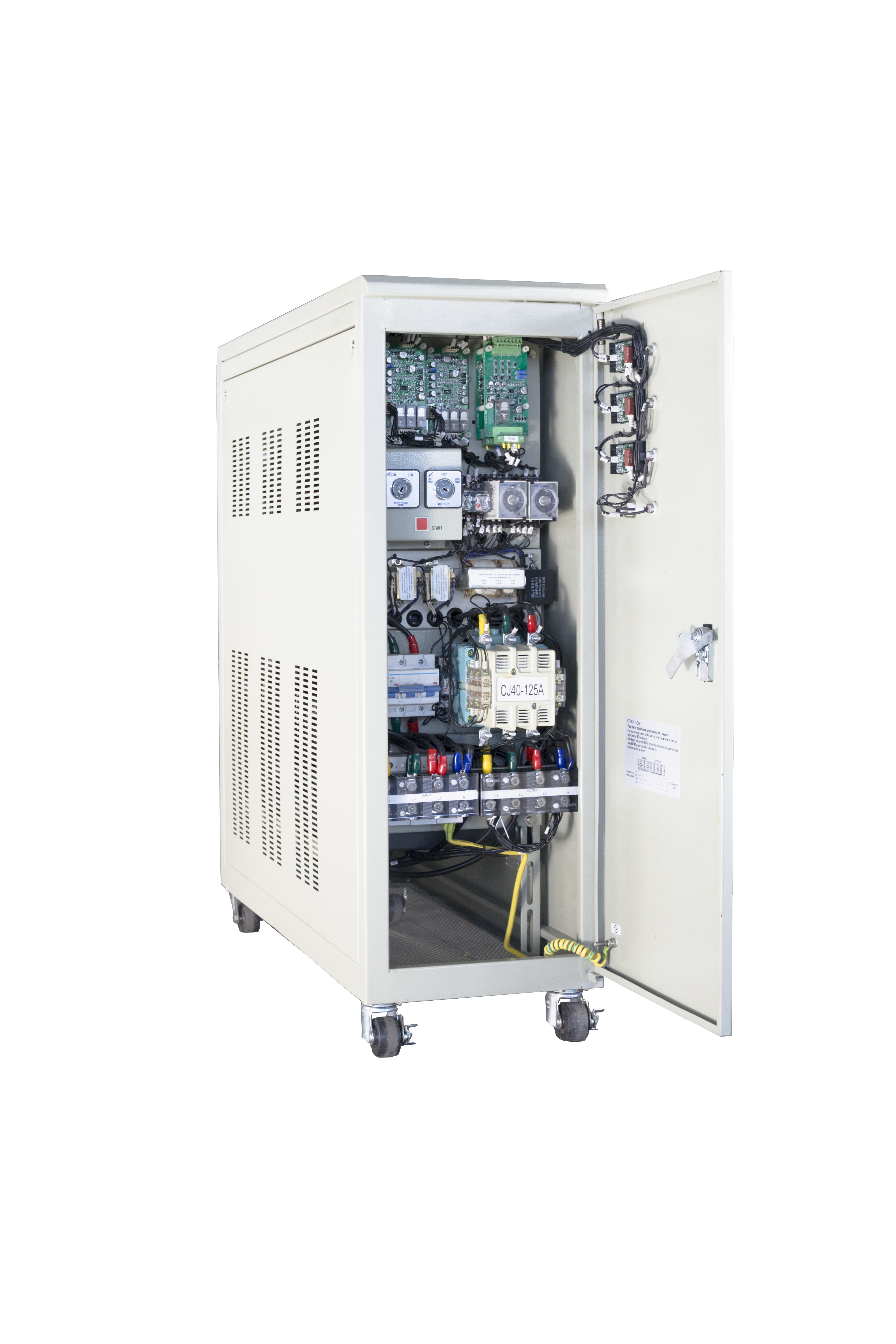 Quality 3 Phase Digital Servo Controlled Voltage Stabilizer , Compensated Automatic Voltage Stabilizer for sale