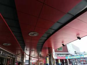 Quality 4mm Thick Aluminum Composite Panel Red Coating Commercial Building Decoration for sale