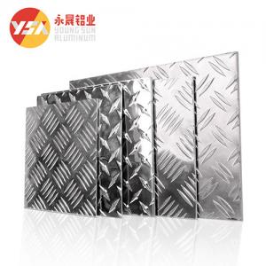 Quality 5754 5 Bar 5mm Aluminum Sheet Checked Pattern Plates Aluminum Checked Plate for sale