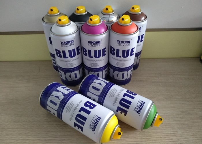 Quality Graffiti Low Pressure Spray Can For Canvas / Wood / Concrete / Metal / Glass for sale