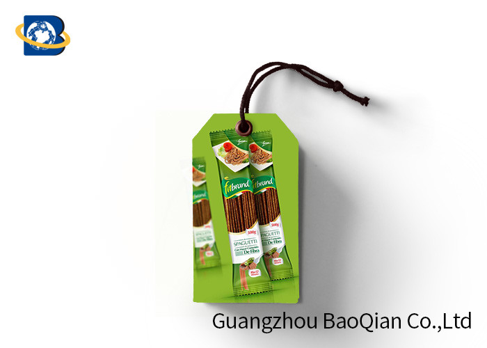 Quality Paper 3D Custom Printed Hang Tags With String , Custom Swing Tags For Food for sale