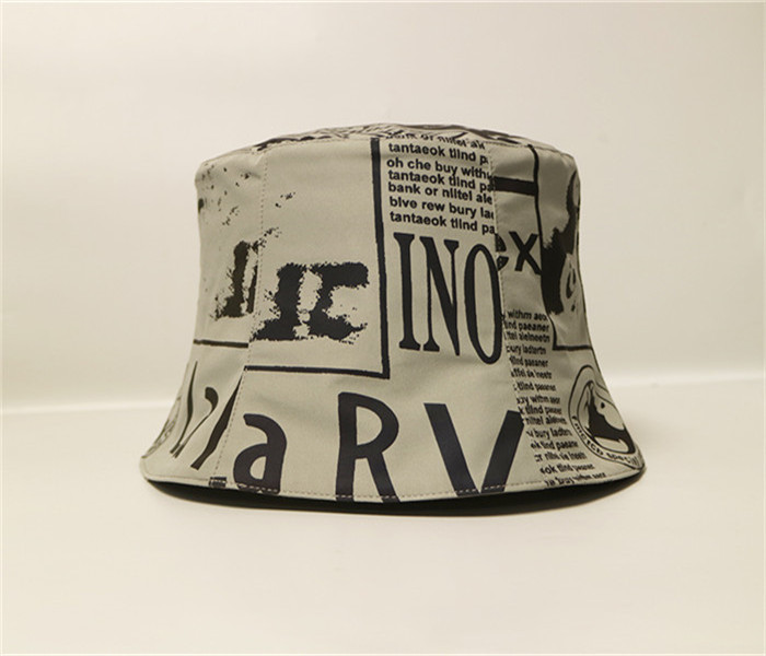 Quality New Style ACE Unisex Custom Graffiti Paint-splashing Style Design Logo Soft Bucket Fisherman Cap Hat for sale