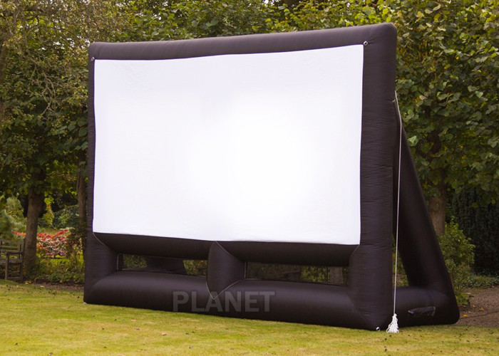 Quality Custom 6 Meter Inflatable Cinema Screen Flame Retardant For Parties / Weddings for sale