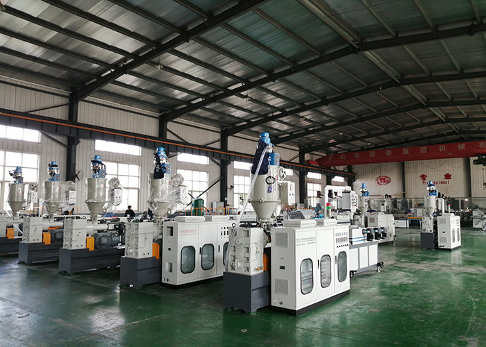 Quality PE Single Wall Corrugated Pipe Machine , Plastic Extrusion Lines for sale