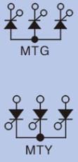 MDG MDY 8 fig Thyristor 3 Phase Rectifier