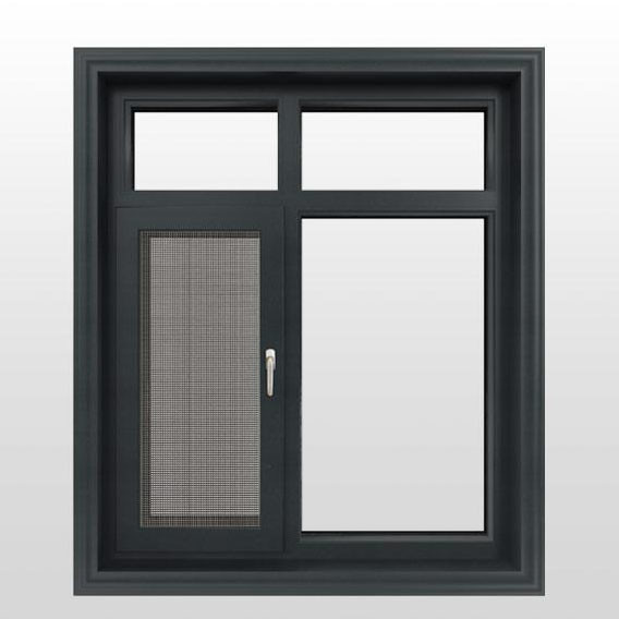 Quality 6063 T5 Aluminium Alloy Security Windows Doors Customized Impact Resistant for sale