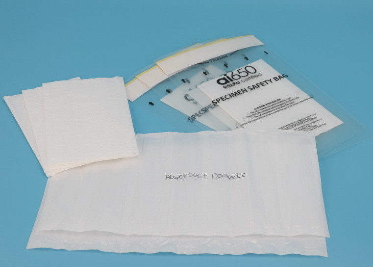 Quality 3x4 Inch 50ml Liquid Absorbent Pouches With Excellent Absorbent Capacity for sale