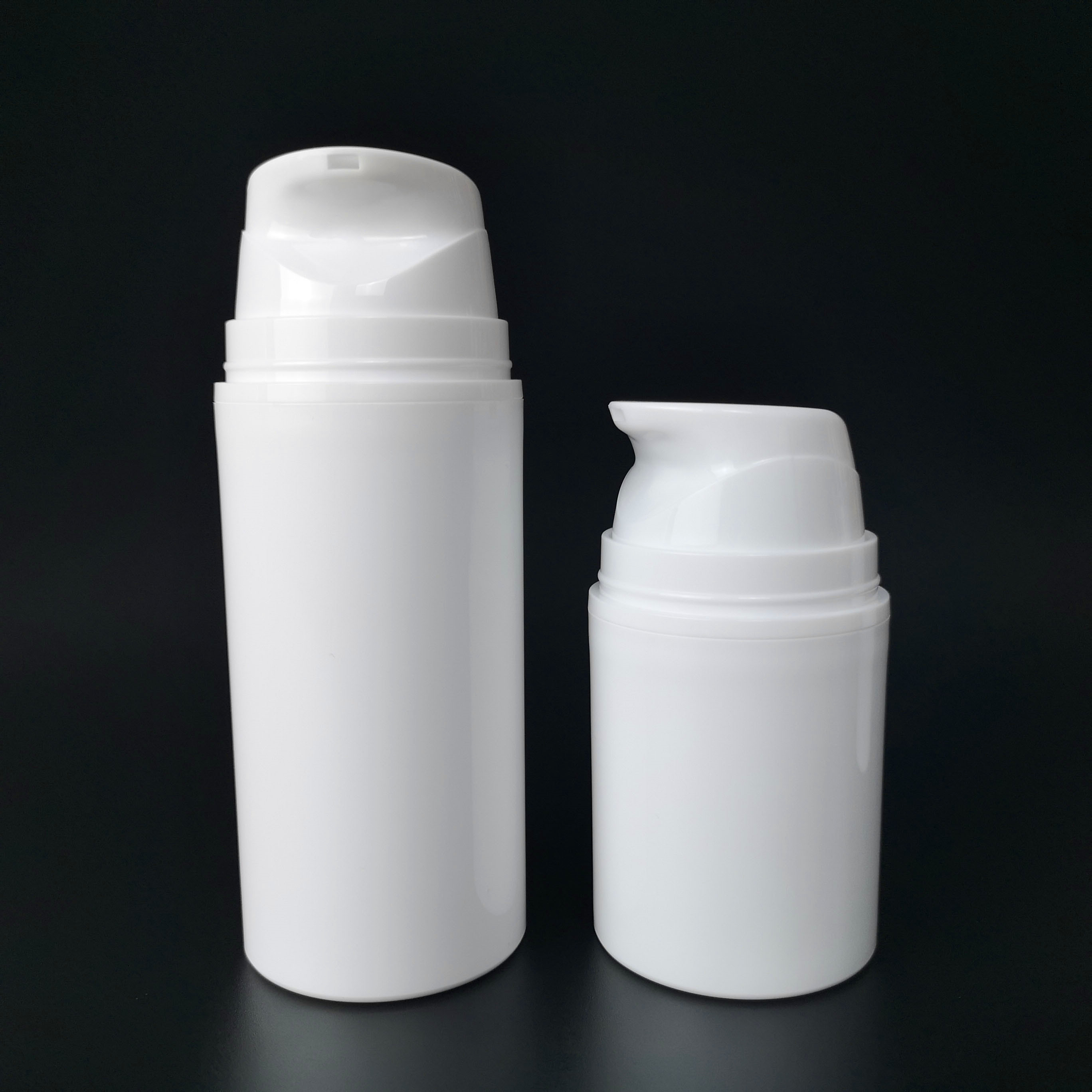Quality PP Airless Lotion Pump Bottles 30ml Airless Cosmetic Containers for sale