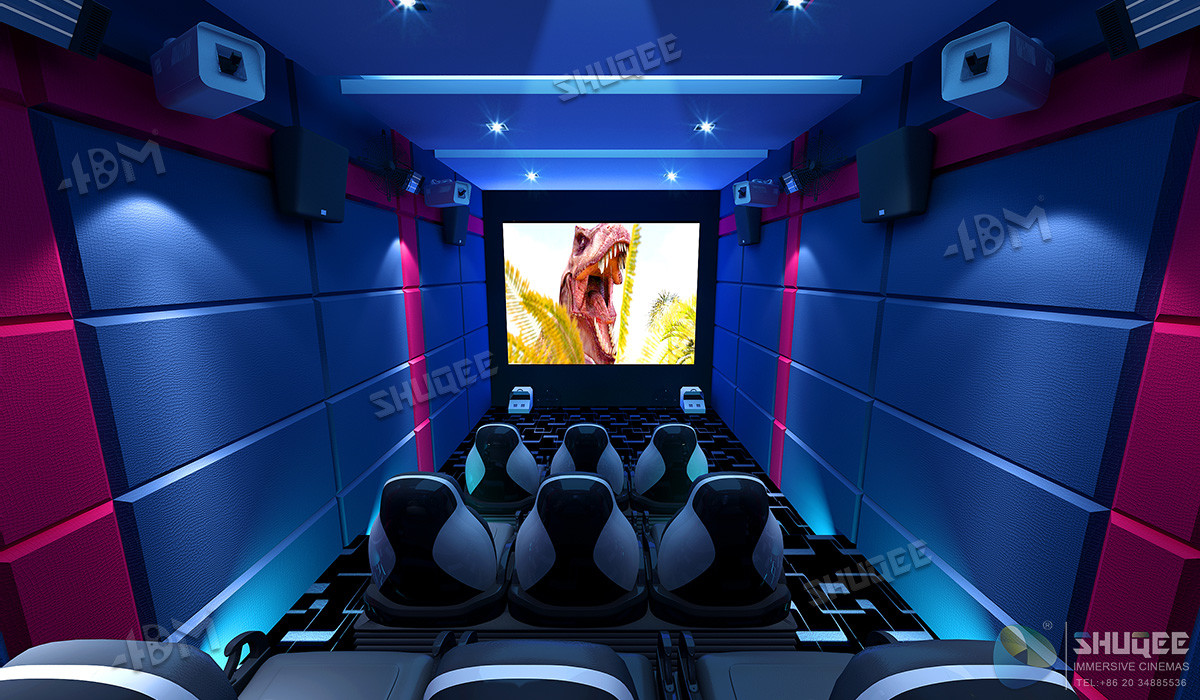 Quality Arc Screen Luxury Chairs 5D Movie Theater For Ocean Park / 5D Motion Cinema for sale